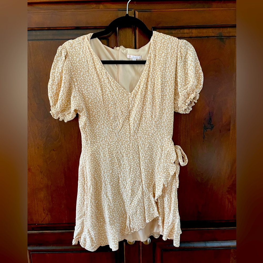 Yellow junior dress